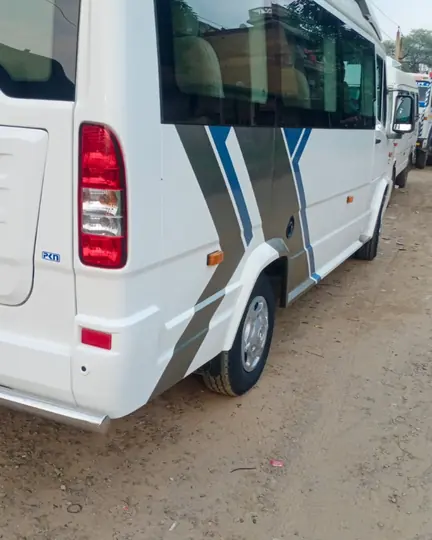 Spacious Tempo Traveller for pilgrim groups