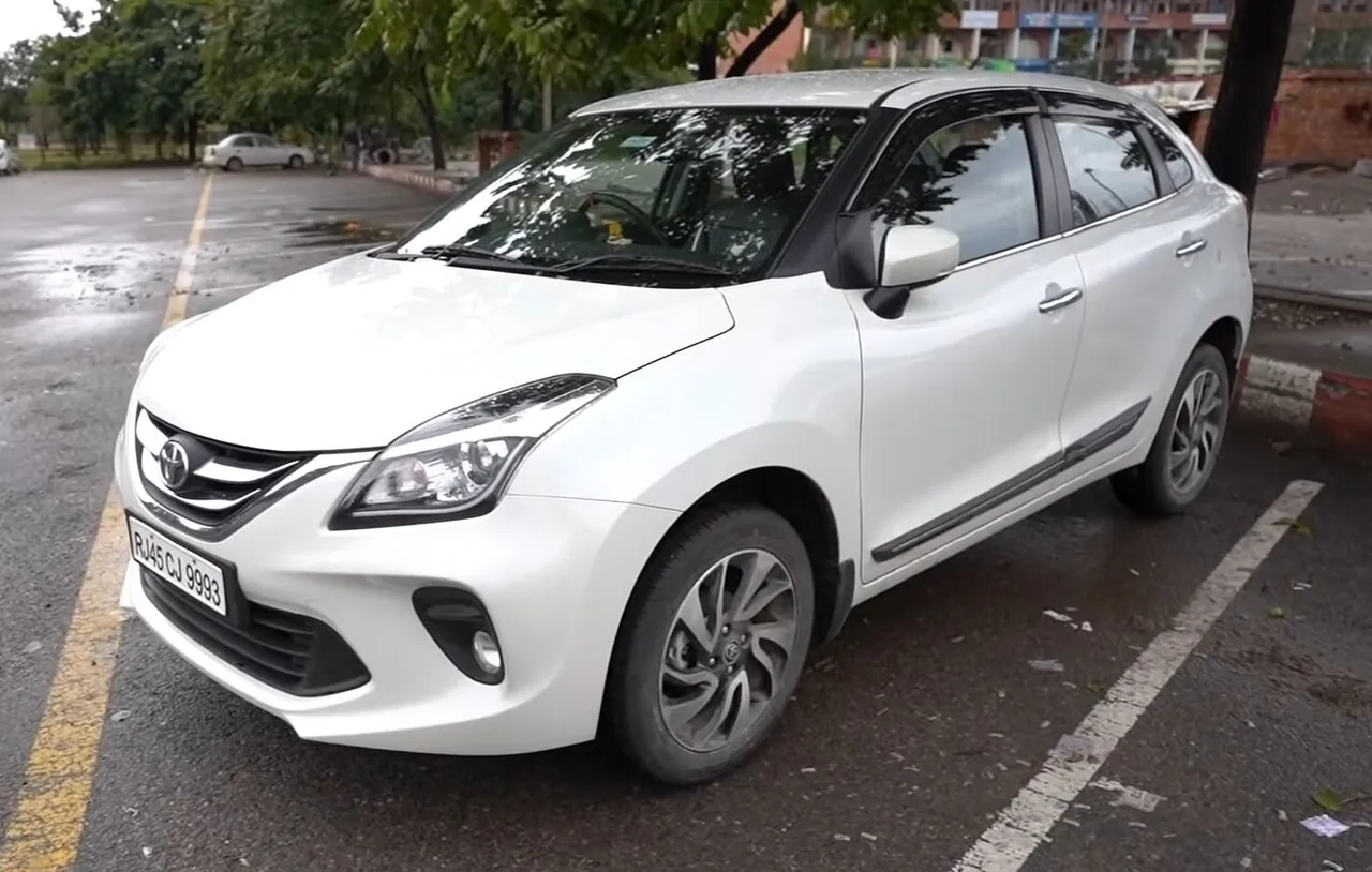 Toyota Glanza on rent in Varanasi